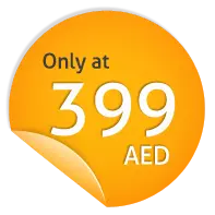 Only at 399 AED